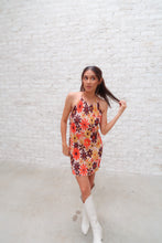 Load image into Gallery viewer, Riley Retro Floral Mini Dress
